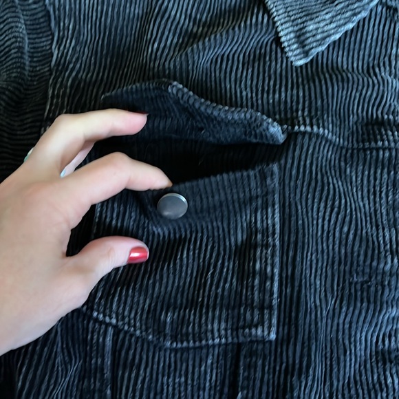 Corduroy distressed ripped jacket - Picture 4 of 5